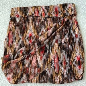 Pull&bear colorful mini skirt size S/ Pull and bear minifalda de colores talla S